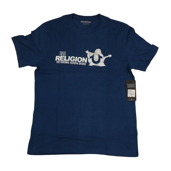 True Religion short sleeve t-shirt in size Large with front graphic - Picture 1 of 5